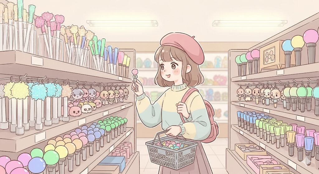 100均ペンライトは推し活コーナーにある？